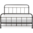 Elle Decor Renaud Parisian Metal Queen Bed Frame in Black