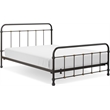 Elle Decor Renaud Parisian Metal Queen Bed Frame in Black