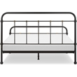 Elle Decor Renaud Parisian Metal Queen Bed Frame in Black