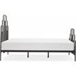 Elle Decor Astrid Queen Size Bed Black and Brass