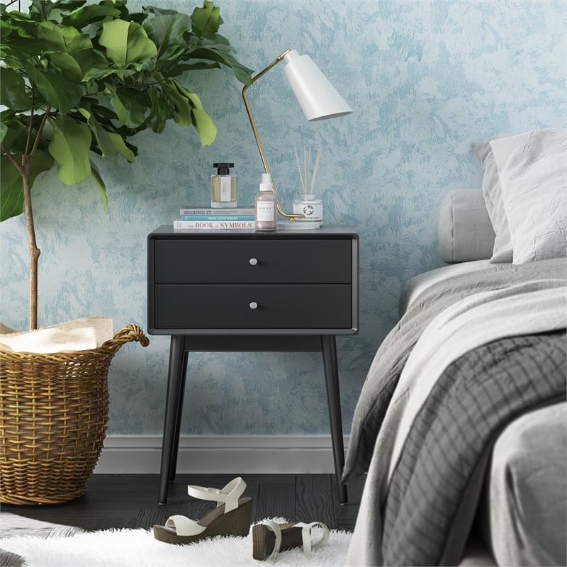 Elle Decor Stephanie Side Table Black