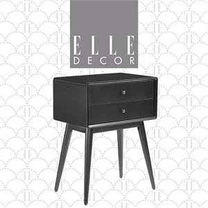 Elle Decor Stephanie Side Table Black