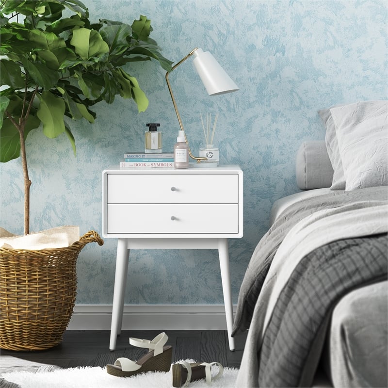 Elle Decor Stephanie Side Table White