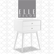Elle Decor Stephanie Side Table White