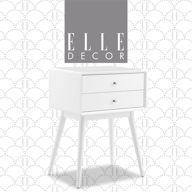 Elle Decor Stephanie Side Table French White Cymax Business