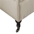 Elle Decor Collette Tufted Storage Bench Cream