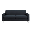 Elle Decor Baylie Sofa - French Cobalt Velvet