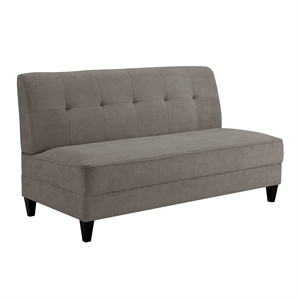 Elle Decor Yvonne Mid-Century Modern Sofa - French Gray