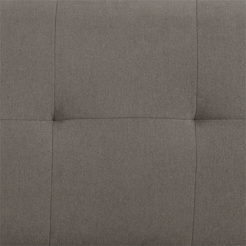 Elle Decor Yvonne Mid-Century Modern Sofa - French Gray