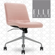 Elle Decor Adelaide Office Chair Light Pink