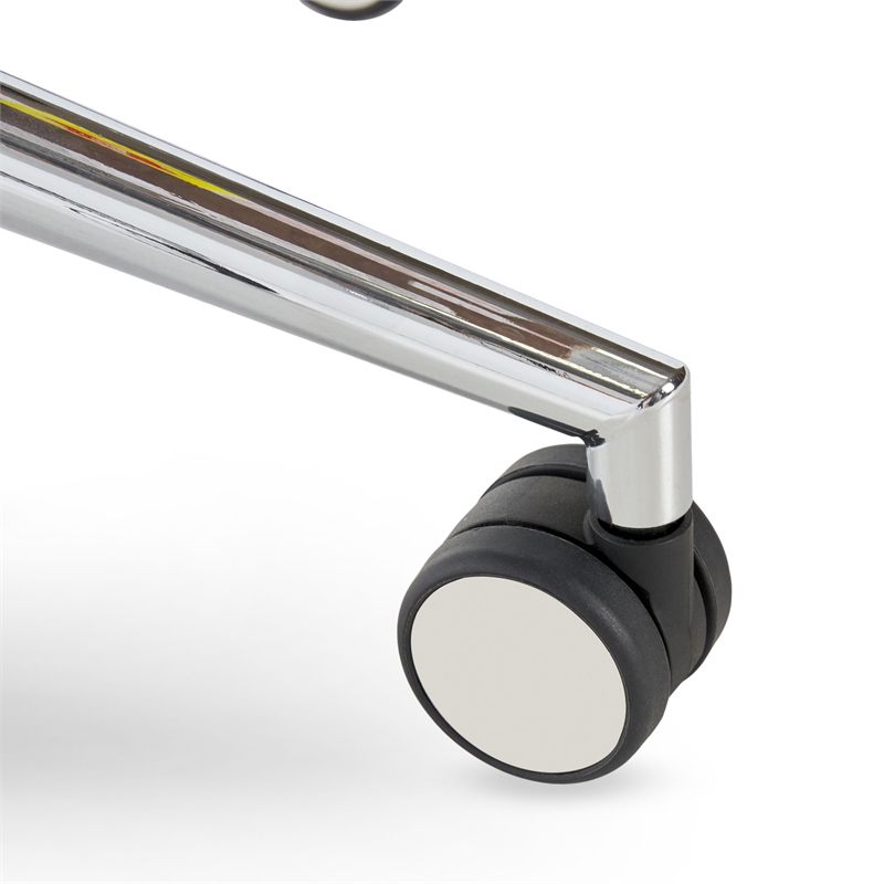 Elle Decor Ophelia Home Office Desk Chair Modern Ergonomic Woven Fabric Gray