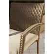 Cosco Outdoor Lakewood Ranch Steel Wicker High Top Patio Bistro Set