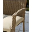 Cosco Outdoor Lakewood Ranch Steel Wicker High Top Patio Bistro Set