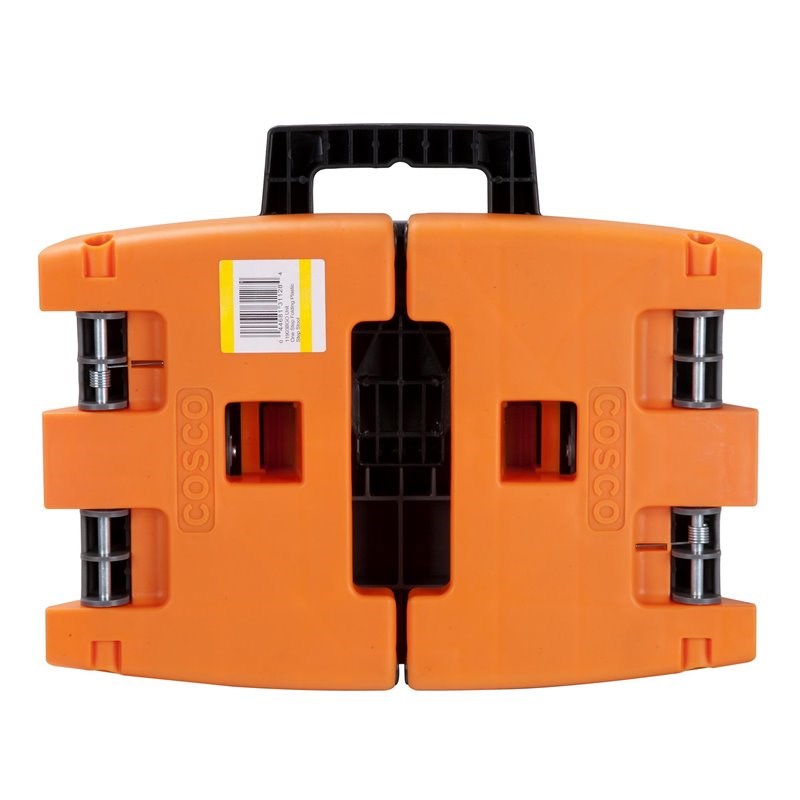 COSCO Type1A Molded Folding Step Stool in Orange and Gray