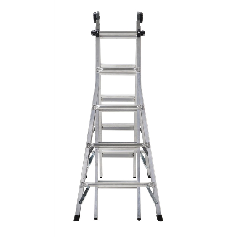 Cosco 22' Max Reach Aluminum Telescoping MultiPosition Ladder Cymax