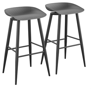novogratz poolside collection riley indoor/outdoor bar stools (2-pack)