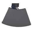 ZOWN Classic Moon Commercial Blow Mold Folding Table in Gray