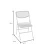 COSCO Ultra Comfort Commercial XL Padded Folding Chair in  Black 4-Pack
