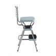 COSCO Stylaire Retro Chair + Step Stool with Flip-Up Seat in Teal