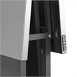 COSCO Smart Fold Stainless Steel Folding Workbench in Gray