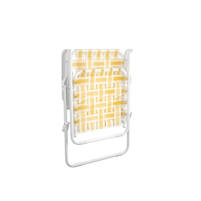 Novogratz Poolside Gossip Collection Priscilla Folding Chairs Yellow (2-Pack)