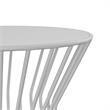 Novogratz Poolside Gossip Collection Roberta Outdoor/Indoor Side Table in White