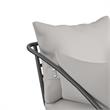 Novogratz Poolside Gossip Collection Teddi Lounge Chairs 2-piece in Charcoal