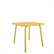 Novogratz Poolside Gossip Collection June Square Dining Table in Yellow
