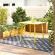 Novogratz Poolside Gossip Collection June Square Dining Table in Yellow