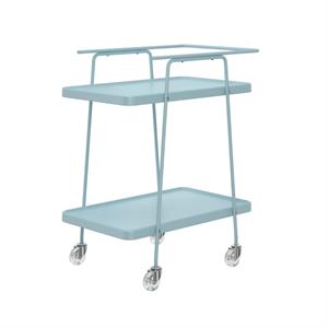 cosco 2 tier serving cart in blue
