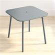 Novogratz Poolside Gossip Collection June Outdoor/Indoor Dining Table in Grey