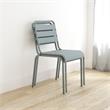 Novogratz Poolside Gossip June Outdoor/Indoor Dining Chairs in Gray (2-Pack)