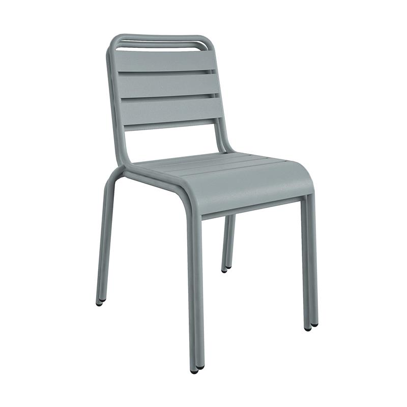 Novogratz Poolside Gossip June Outdoor/Indoor Dining Chairs in Gray (2-Pack)