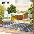 Novogratz Poolside Gossip June Outdoor/Indoor Dining Chairs in Gray (2-Pack)