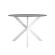 CosmoLiving by Cosmopolitan Circi Collection Dining Table in Black and White