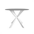 CosmoLiving by Cosmopolitan Circi Collection Dining Table in Black and White