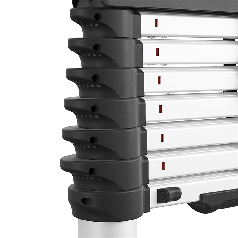 COSCO SmartClose 8.5-ft Telescopic Ladder with Ergonomic Grips and Top Cap