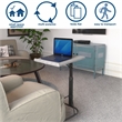 COSCO Multi-Functional Adjustable Height Personal Folding Activity Table in Gray
