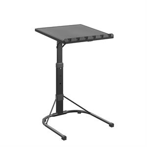 cosco multi-functional adjustable height folding activity table in black