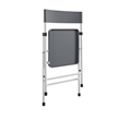COSCO Kid's Activity Set with Folding Chairs in Gray & White (3-Piece Set)