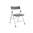 COSCO Kid's Activity Set with Folding Chairs in Gray & White (3-Piece Set)
