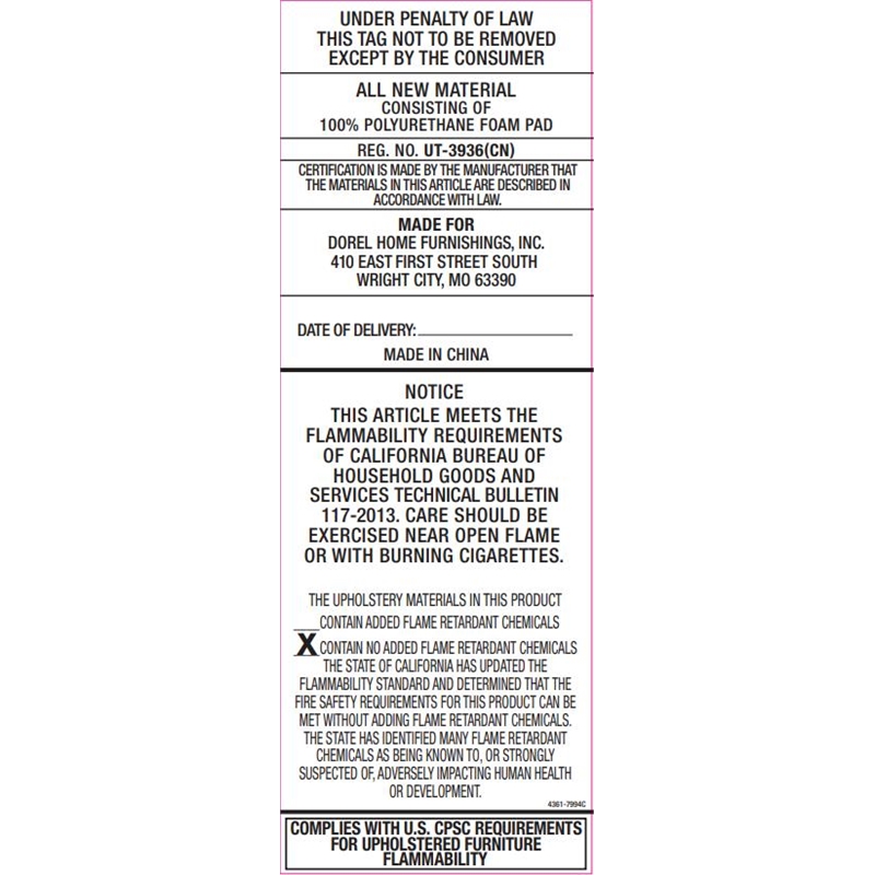 COSCO Premium 5-Piece Folding Fabric Dining Set & 34