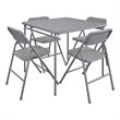 COSCO Premium 5-Piece Folding Fabric Dining Set & 34