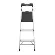 COSCO 3-Step 5' Lite Solutions Folding Step Stool 225 lb. Capacity - Aluminum