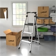 COSCO 3-Step 5' Lite Solutions Folding Step Stool 225 lb. Capacity - Aluminum