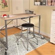 COSCO All Steel Vinyl Work Seat with Rolling Casters- 300lb weight capacity