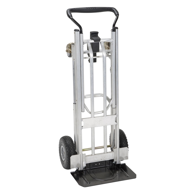 COSCO 4-in-1 Folding/Assisted Hand Truck/Cart/Platform Cart w/ Flat-Free Wheels