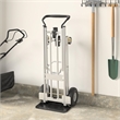 COSCO 4-in-1 Folding/Assisted Hand Truck/Cart/Platform Cart w/ Flat-Free Wheels