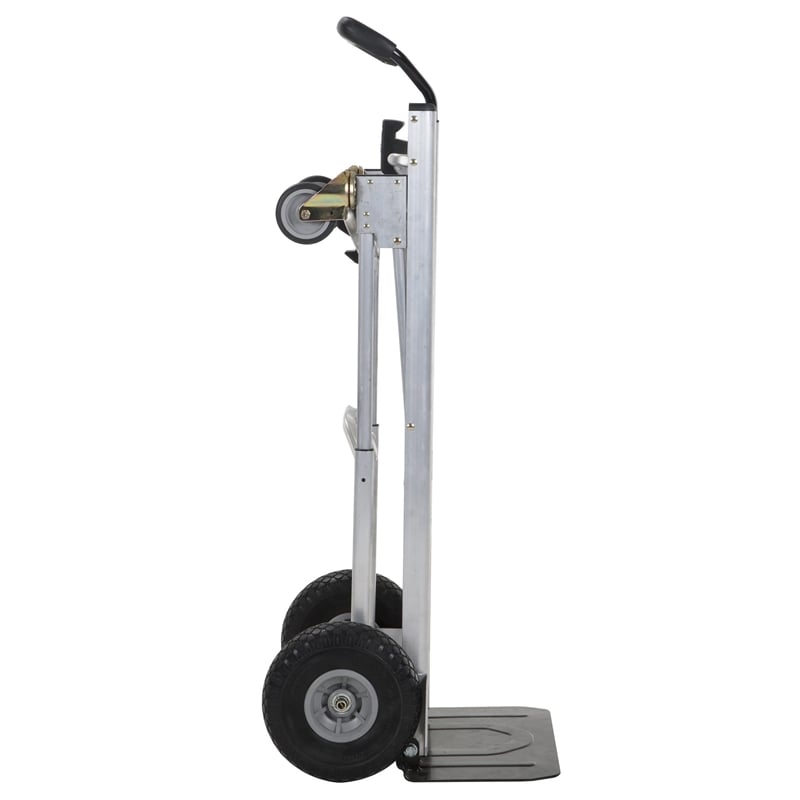 COSCO 4-in-1 Folding/Assisted Hand Truck/Cart/Platform Cart w/ Flat-Free Wheels
