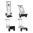 COSCO 4-in-1 Folding/Assisted Hand Truck/Cart/Platform Cart w/ Flat-Free Wheels